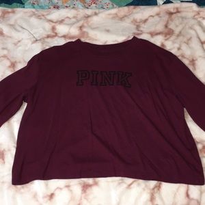 Pink brand, size L, burgundy color